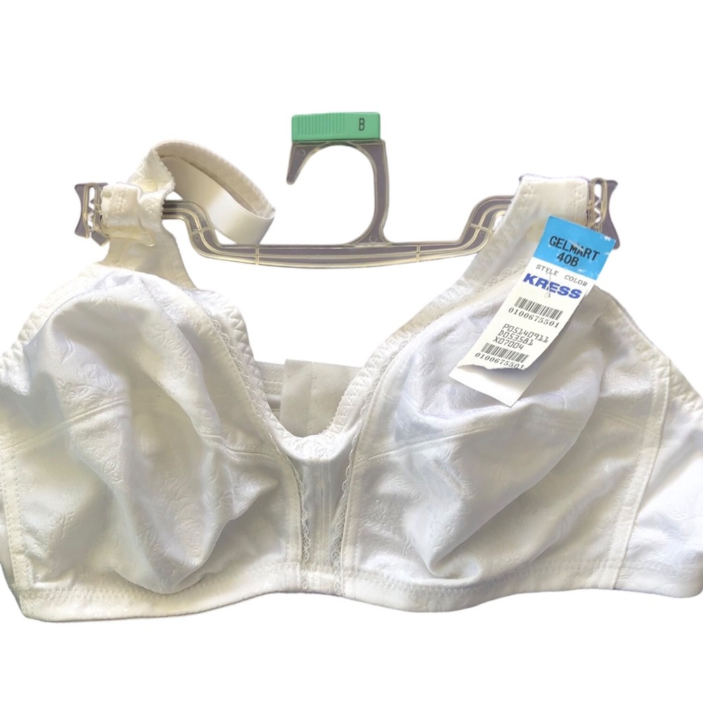 White Bra 40B Runs Small